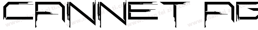 CANNET AGENCY字体转换
